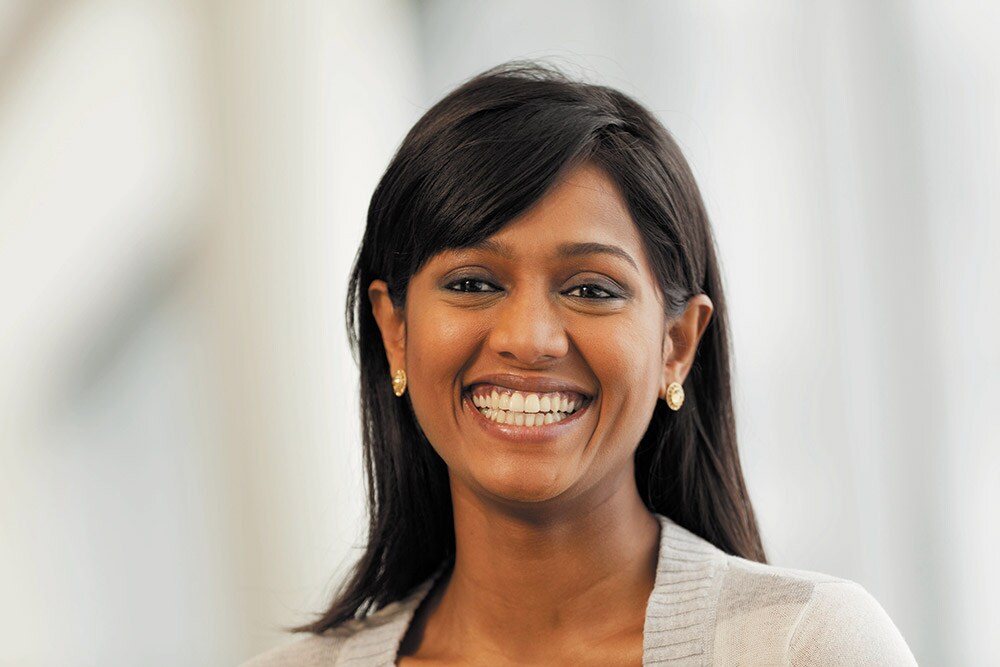 smiling woman