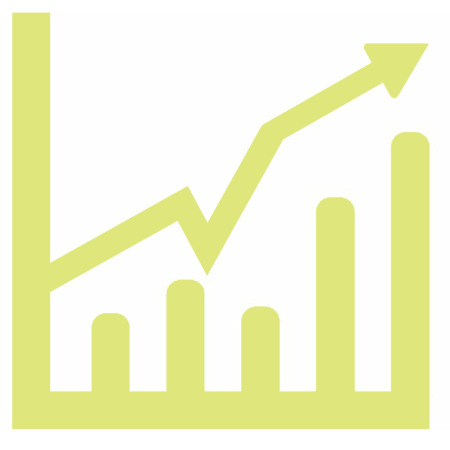 Gr&aacute;fico flecha aumento