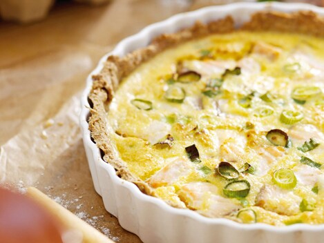 Quiche de salmón