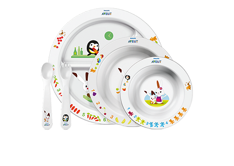 Productos de alimentación para niños pequeños: máquinas para preparar alimento para bebés y vajilla Philips Avent