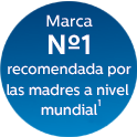 Marca número uno recomendada por mamás