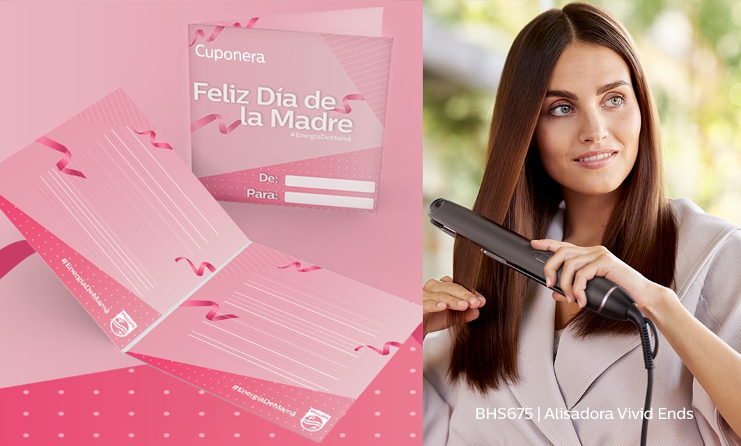 alisadora para mama y cuponera
